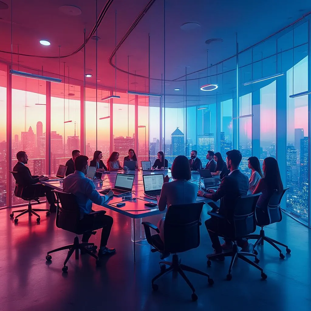 Equipo de ConsultArg en oficina moderna de Buenos Aires